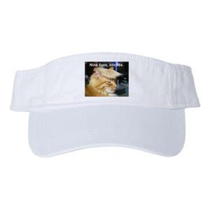 Trump Cat Nine Lives Bitches Valucap Bio-Washed Visor