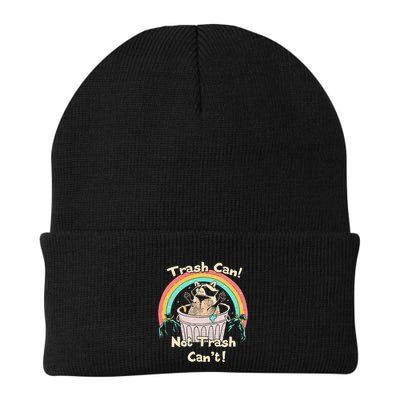 Trash Can Not Trash CanT Funny Raccoon Knit Cap Winter Beanie