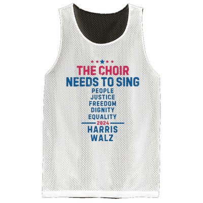 The Choir Needs To Sing Harris Walz Mesh Reversible Basketball Jersey Tank