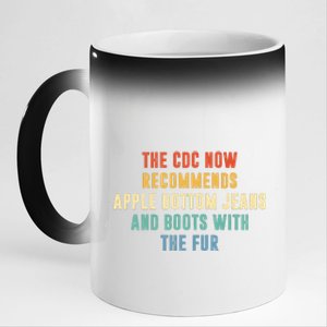 The CDC now recommends apple bottom jeans and boots 11oz Black Color Changing Mug