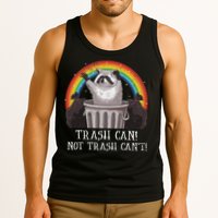 Trash Can Not Trash CanT Funny Raccoon Trash Panda Tank Top