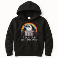 Trash Can Not Trash CanT Funny Raccoon Trash Panda Kids Hoodie