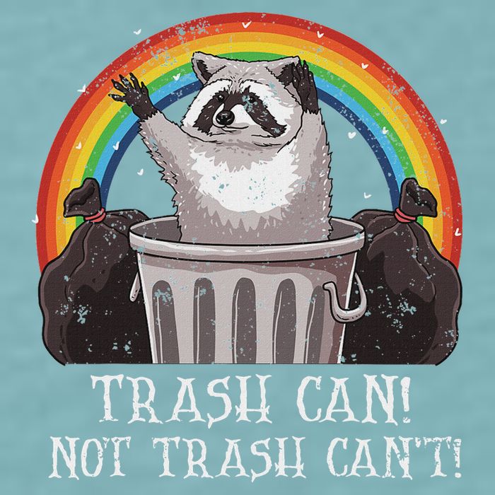 Trash Can Not Trash CanT Funny Raccoon Trash Panda Sueded Cloud Jersey T-Shirt