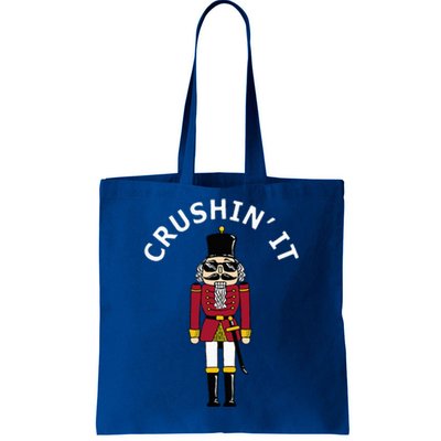 Trendy Christmas Nutcracker Crushin It Tote Bag