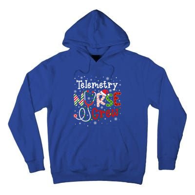 Telemetry Christmas Nurse Crew Nursing Christmas Pattern Great Gift Tall Hoodie