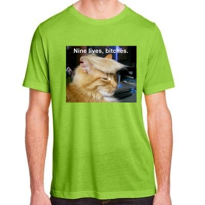 Trump Cat Nine Lives Bitches Adult ChromaSoft Performance T-Shirt