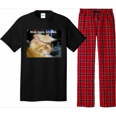 Trump Cat Nine Lives Bitches Pajama Set