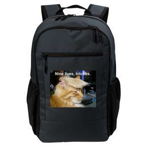 Trump Cat Nine Lives Bitches Daily Commute Backpack