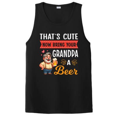 ThatS Cute Now Bring Your Grandpa A Beer Drinker Drunk Love PosiCharge Competitor Tank