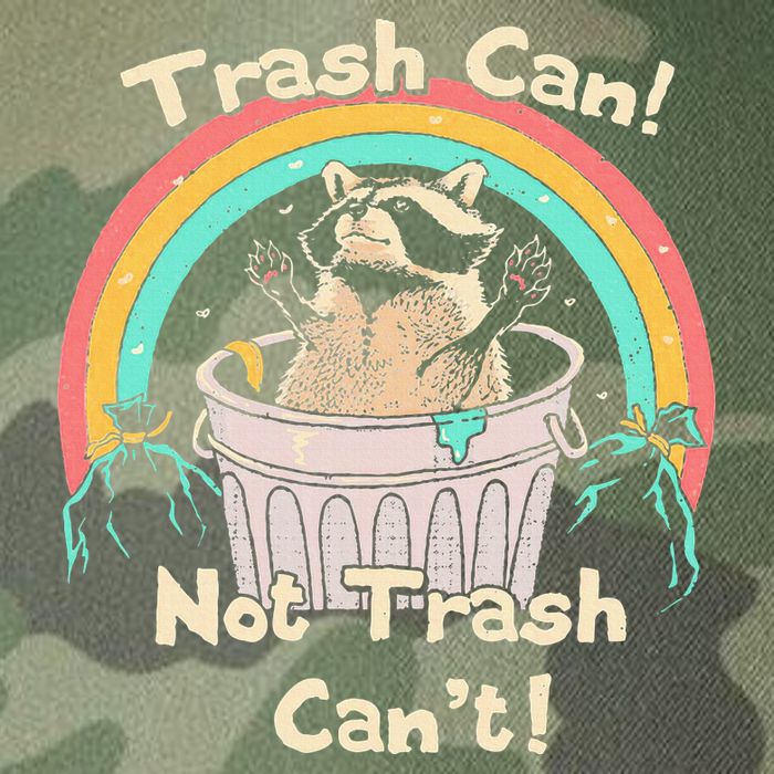 Trash Can Not Trash CanT Funny Raccoon Legacy Tie Dye Trucker Hat