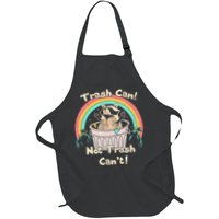 Trash Can Not Trash CanT Funny Raccoon Apron