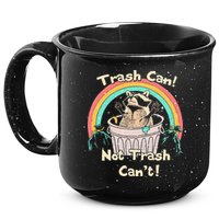 Trash Can Not Trash CanT Funny Raccoon 15oz Campfire Ceramic Mug