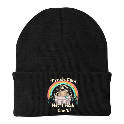 Trash Can Not Trash CanT Funny Raccoon Beanie
