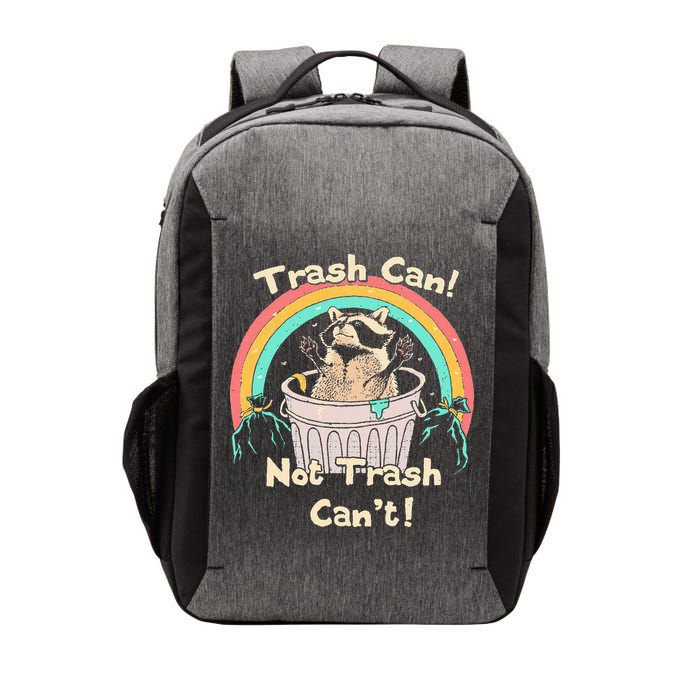 Trash Can Not Trash CanT Funny Raccoon Vector Backpack