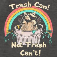Trash Can Not Trash CanT Funny Raccoon Vector Backpack