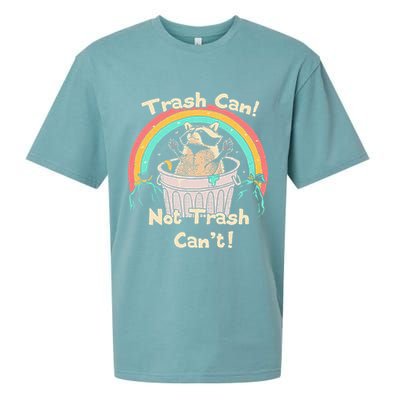 Trash Can Not Trash CanT Funny Raccoon Sueded Cloud Jersey T-Shirt