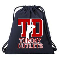 Tommy Cutlets Ny Italian Hand Gesture Drawstring Bag