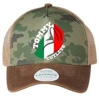 Tommy Cutlets New York Italian Flag Football Legacy Tie Dye Trucker Hat