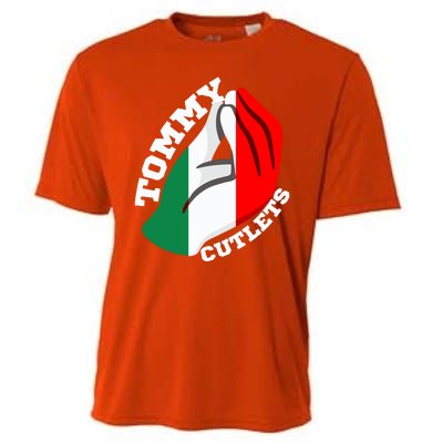 Tommy Cutlets New York Italian Flag Football Cooling Performance Crew T-Shirt