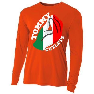 Tommy Cutlets New York Italian Flag Football Cooling Performance Long Sleeve Crew