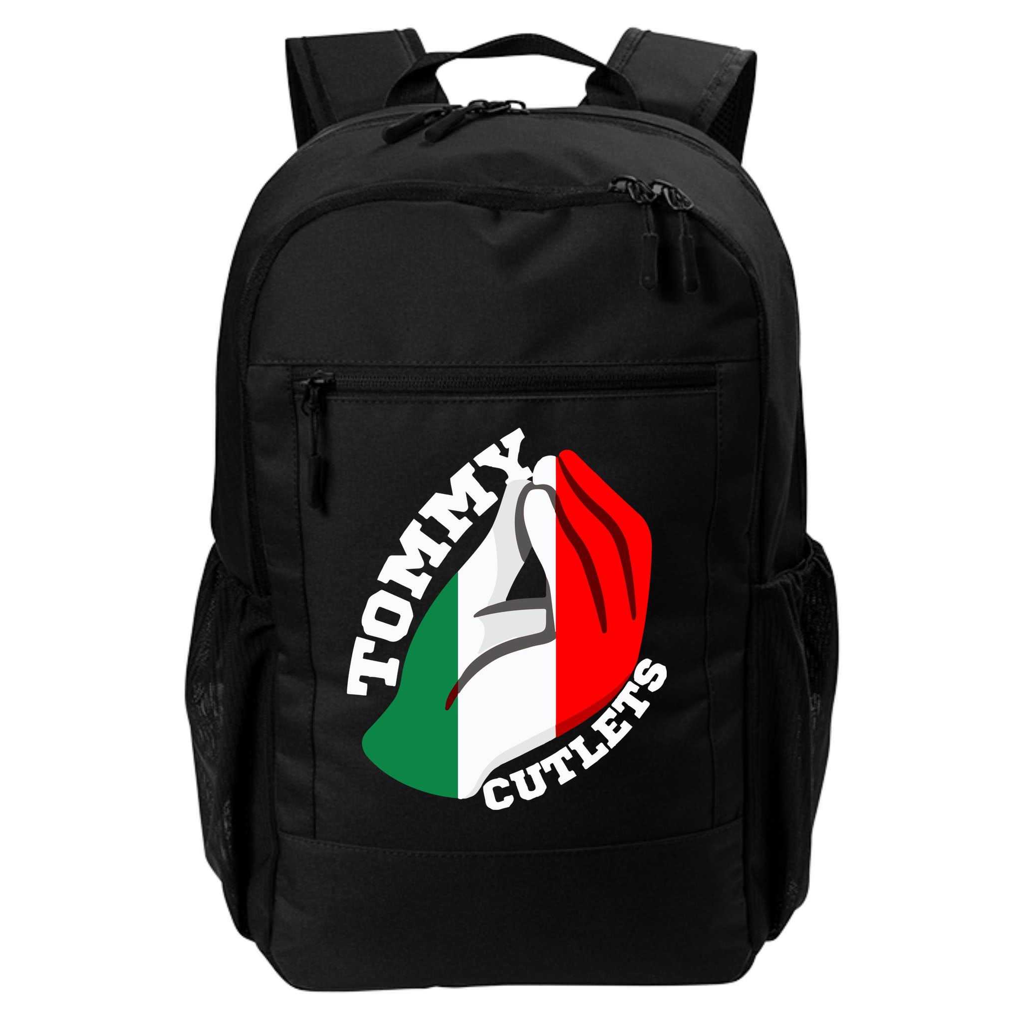 Tommy Cutlets New York Italian Flag Football Backpack