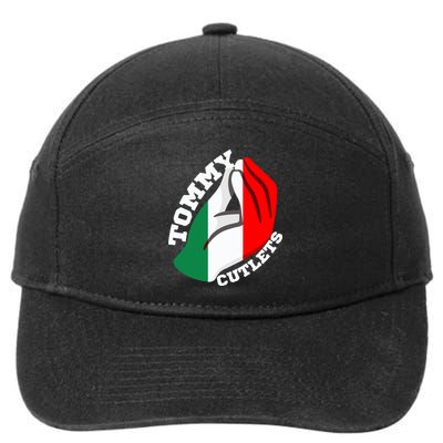 Tommy Cutlets New York Italian Flag Football 7-Panel Snapback Hat