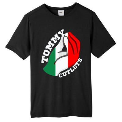 Tommy Cutlets New York Italian Flag Football Tall Fusion ChromaSoft Performance T-Shirt