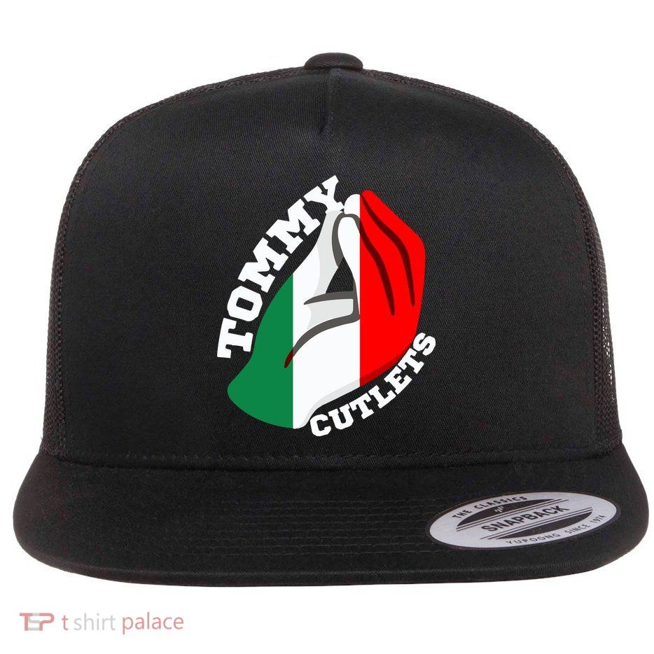 Tommy Cutlets New York Italian Flag Football Flatbill Hat