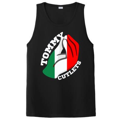 Tommy Cutlets New York Italian Flag Football PosiCharge Competitor Tank