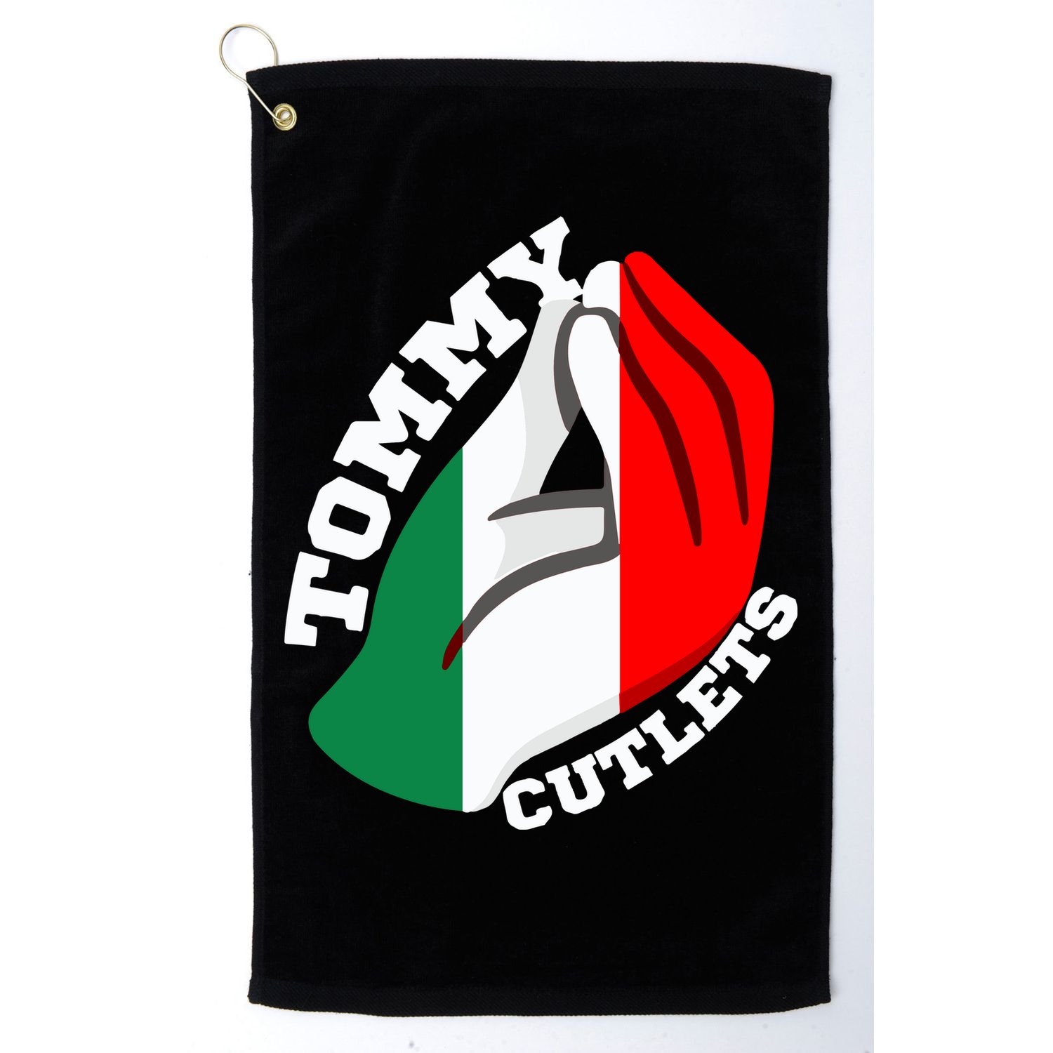 Tommy Cutlets New York Italian Flag Football Golf Towel