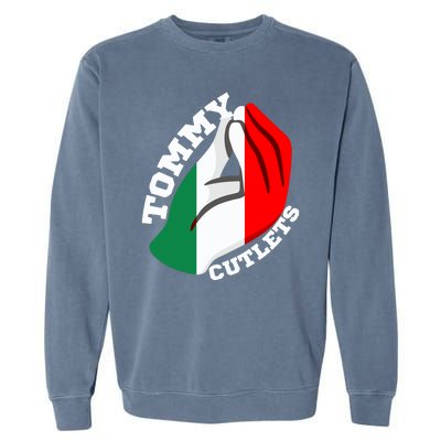 Tommy Cutlets New York Italian Flag Football Garment-Dyed Sweatshirt