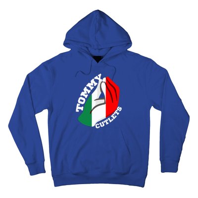 Tommy Cutlets New York Italian Flag Football Hoodie