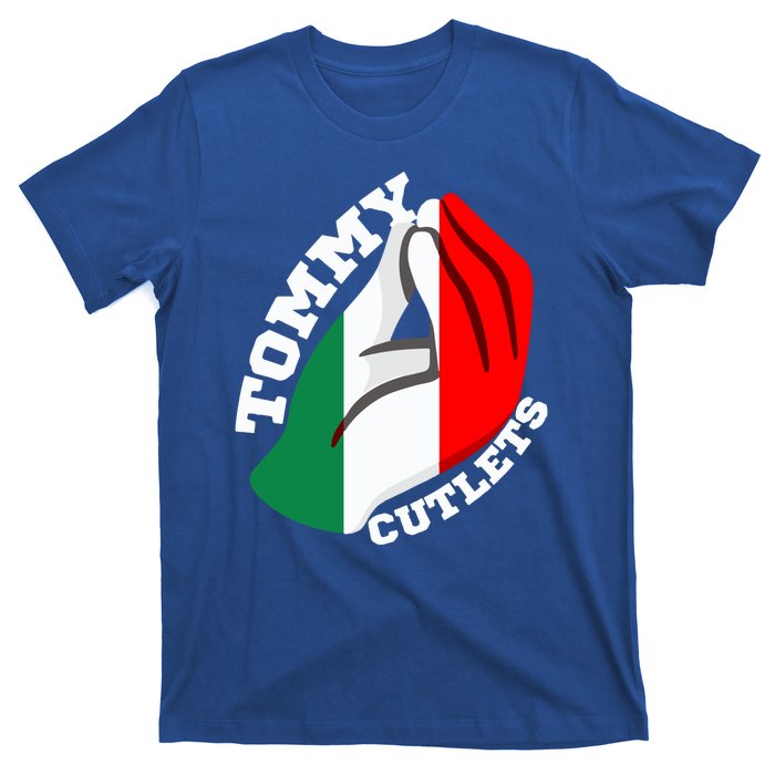 Tommy Cutlets New York Italian Flag Football T-Shirt