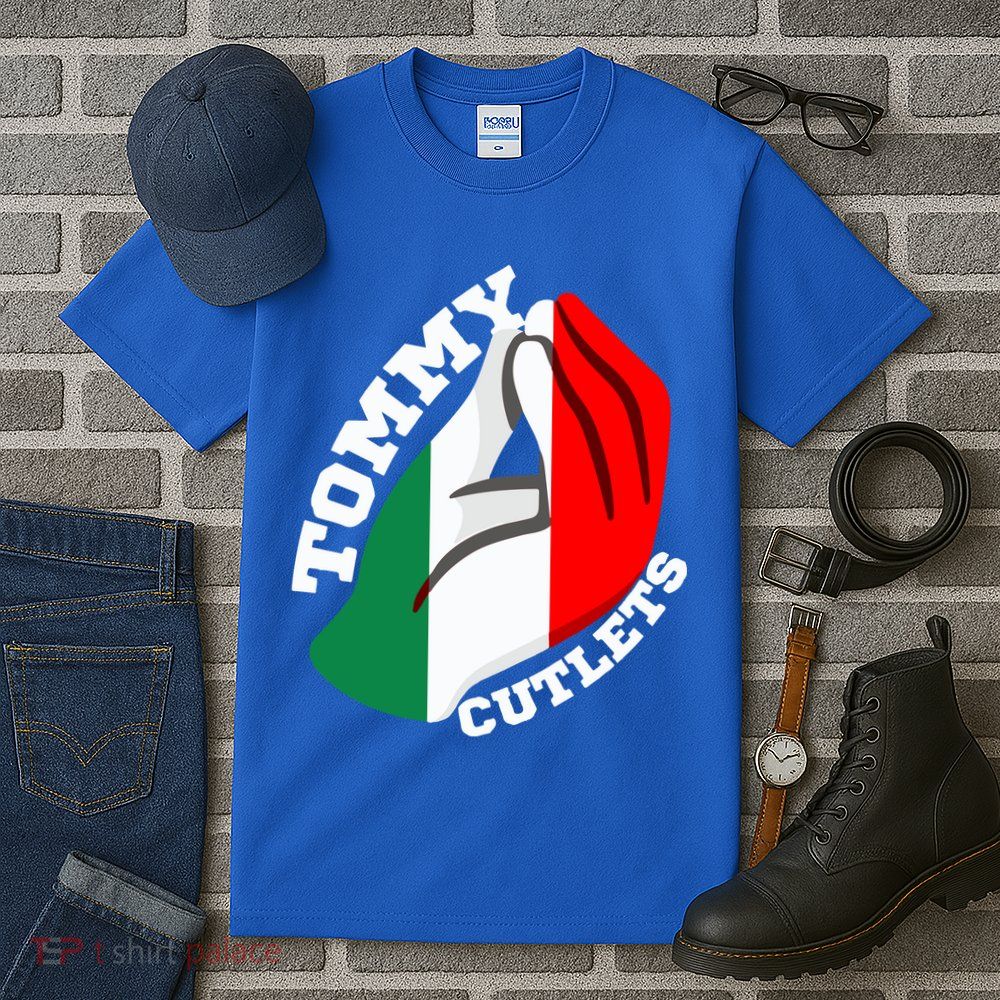 Tommy Cutlets New York Italian Flag Football Tall T-Shirt