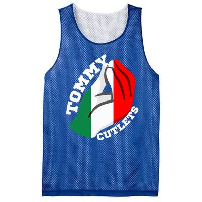 Tommy Cutlets New York Italian Flag Football Mesh Reversible Basketball Jersey Tank