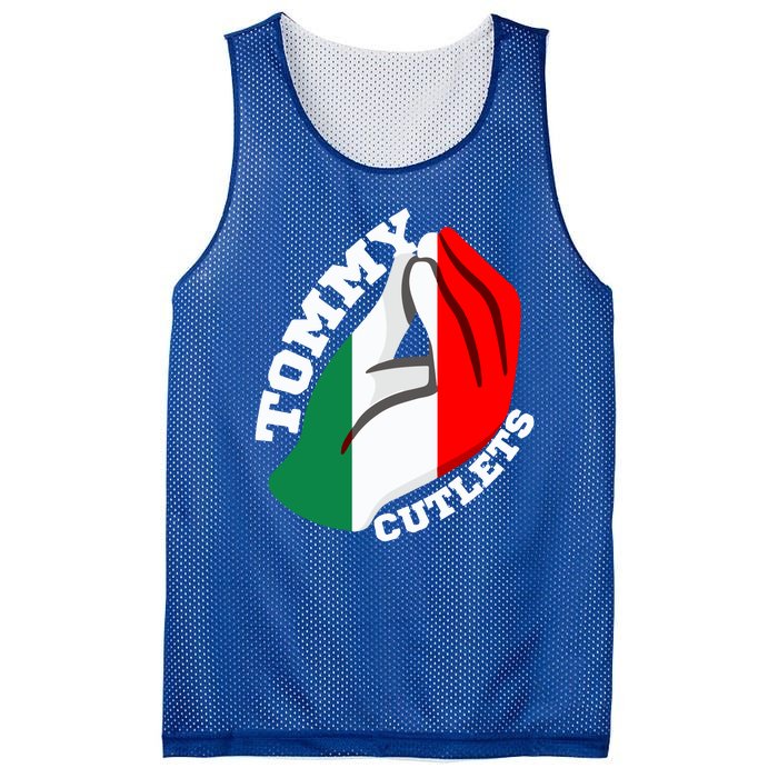 Tommy Cutlets New York Italian Flag Football Mesh Reversible Basketball Jersey Tank