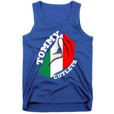 Tommy Cutlets New York Italian Flag Football Tank Top