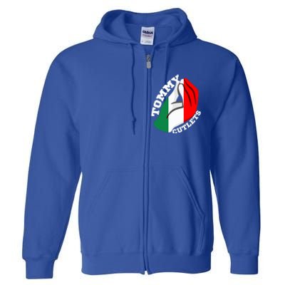 Tommy Cutlets New York Italian Flag Football Full Zip Hoodie