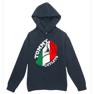 Tommy Cutlets New York Italian Flag Football Urban Pullover Hoodie