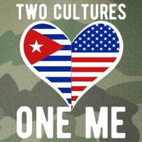 Two Cultures One Me Cuban American Heart Flag Legacy Tie Dye Trucker Hat