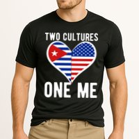 Two Cultures One Me Cuban American Heart Flag Performance Shirt