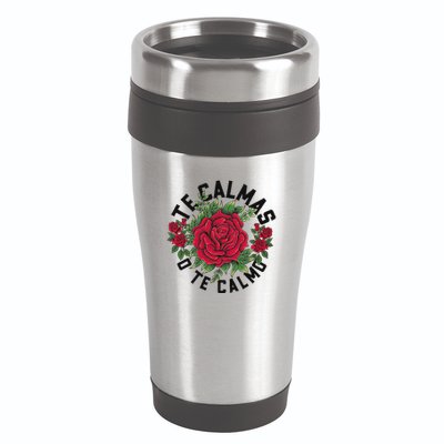 Te Calmas O Te Calmo Spanish 16oz Travel Tumbler