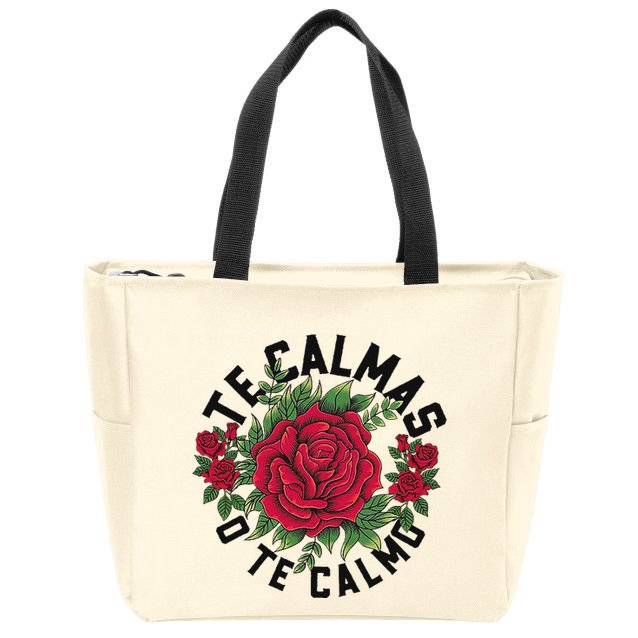 Te Calmas O Te Calmo Spanish Zip Tote Bag