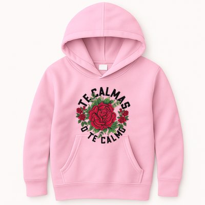Te Calmas O Te Calmo Spanish Kids Hoodie