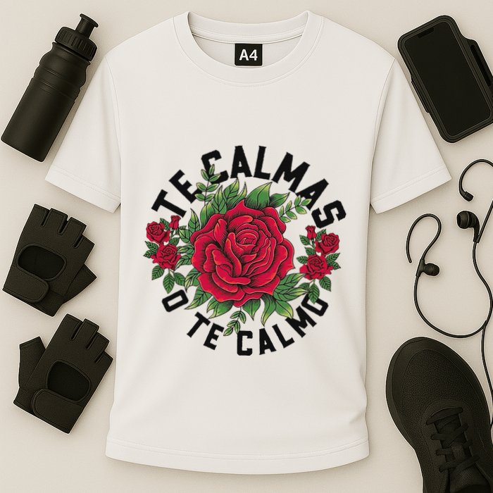 Te Calmas O Te Calmo Spanish Cooling Performance Crew T-Shirt