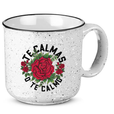 Te Calmas O Te Calmo Spanish 15oz Campfire Ceramic Mug