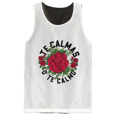 Te Calmas O Te Calmo Spanish Mesh Reversible Basketball Jersey Tank