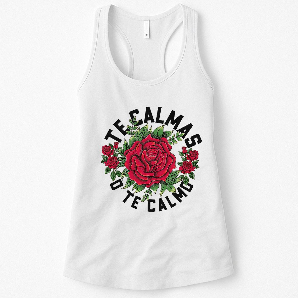 Te Calmas O Te Calmo Spanish Womens Tank Top