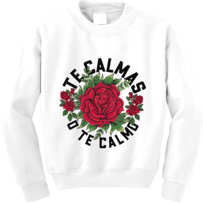 Te Calmas O Te Calmo Spanish Kids Sweatshirt
