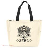 Tarot Card Occult Astrology Gothic Esoteric Zip Tote Bag